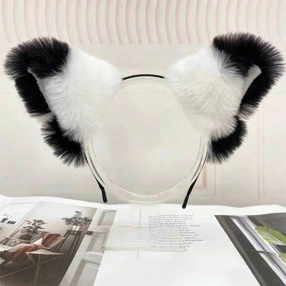 Lovely Lolita Fox Cat Ear peluche cerchi per capelli Cosplay Fluffy Plush Hairband fascia per capelli donna ragazza Masquerade Party accessori per capelli