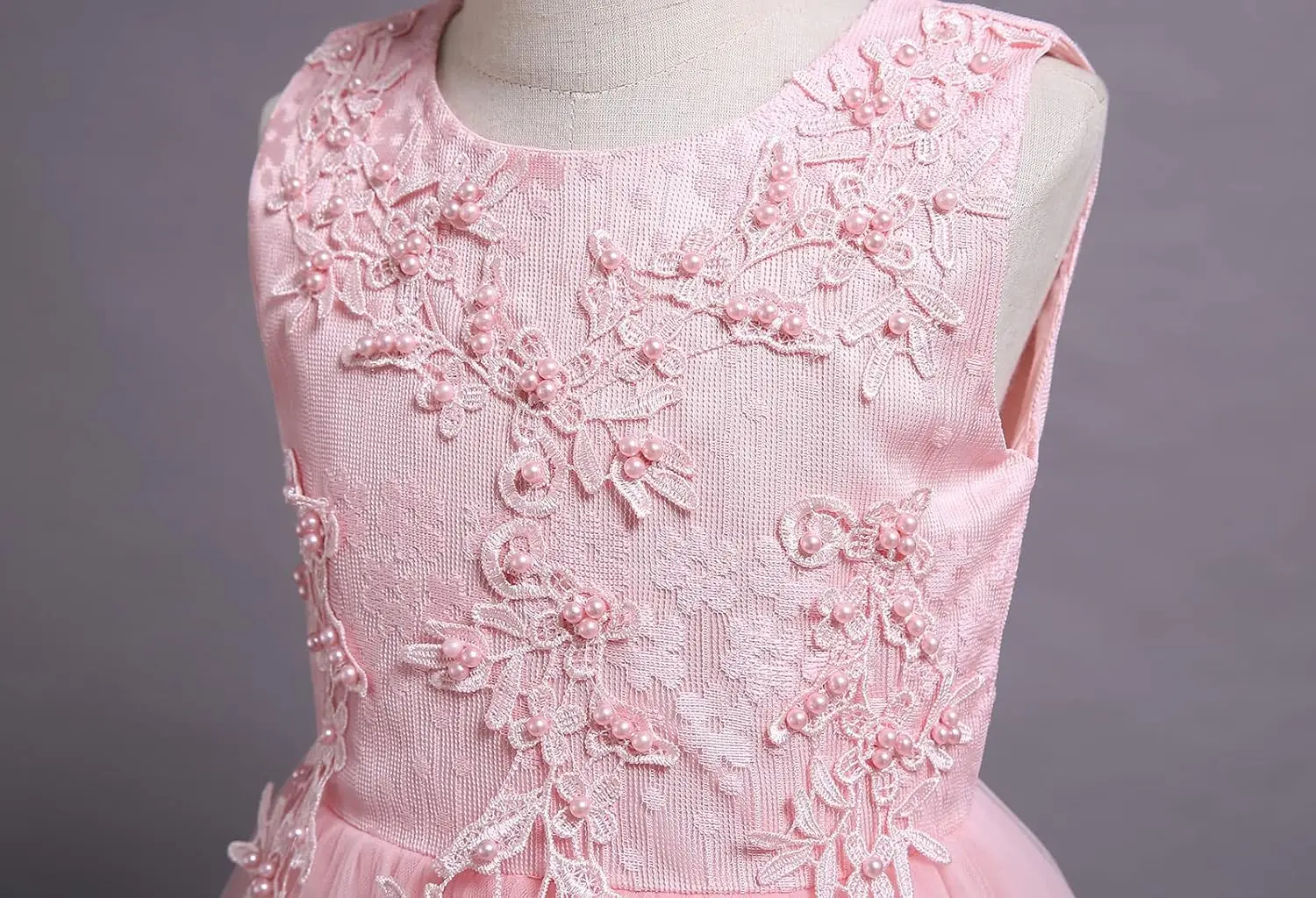 Flower Girl Princess Flower Bohemian Lace Embroidery Star Children's Dress Baby Party Evening Wedding Fluffy Communion Maxi Gown