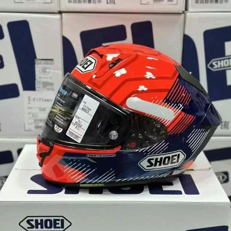 Shoei X-Fifteen Marquez 8 TC-1 Full Face Helmet X-SPR Pro X-15 X15 Motorcycle Helmets Riding Motocross Racing Motobike Helmet