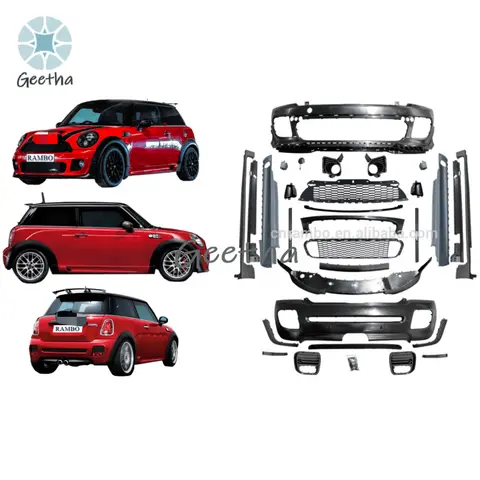 MINI R56 R57 R58 JCW 바디 키트 미니 쿠퍼 R56 2007-2013 용 미니 JCW 스타일 바디 키트