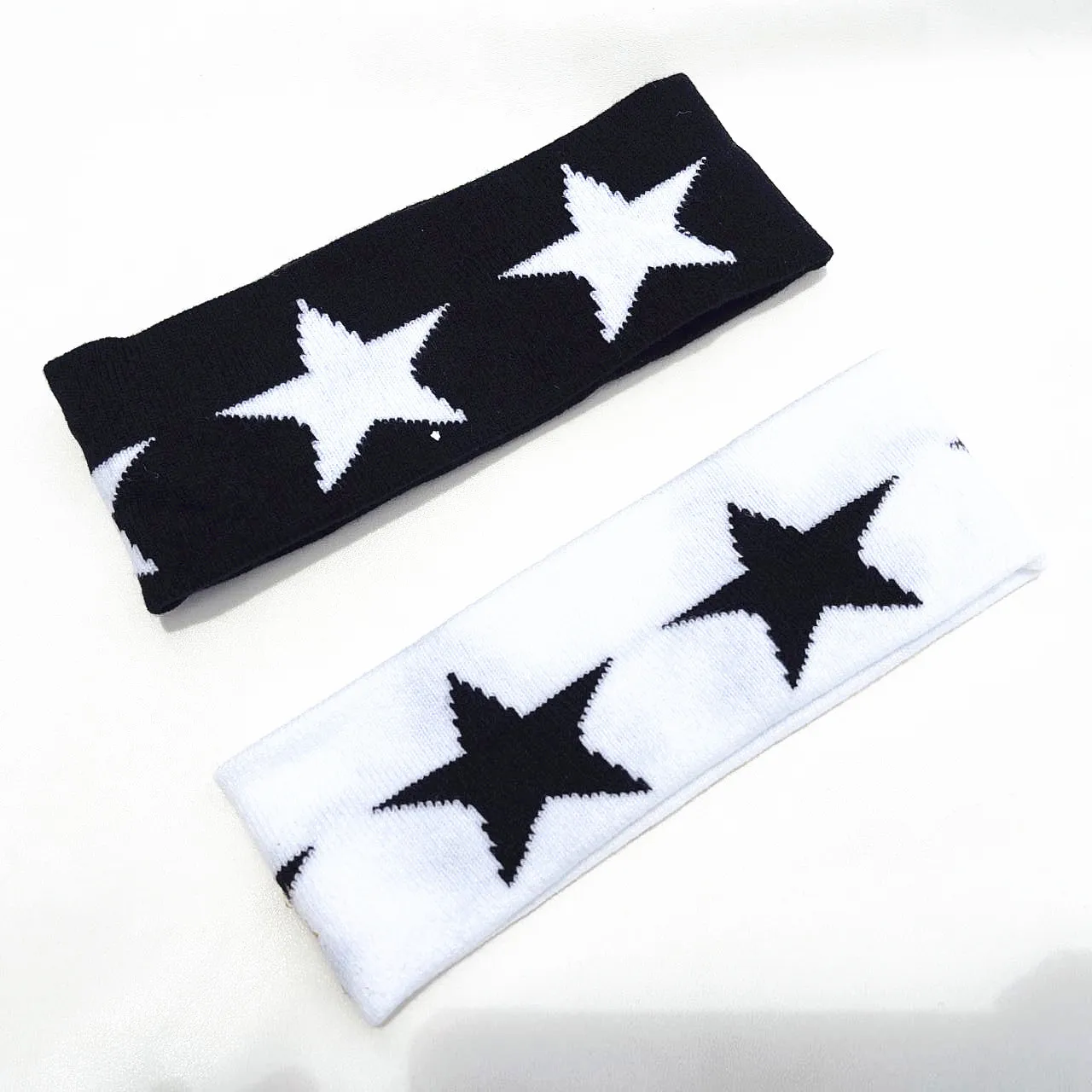 2023 Korean Wave New  FELIX Lee Know Same Black and White Pentagram Hair Band Outdoor Sports Accessories Fans Gift