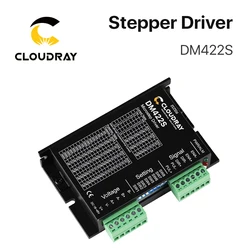 Cloudray 2-Phase Stepper Motor Driver DM422S Nema17 Motor 24-48VDC Voltage Output 0.3-2.2A Current for 2-Phase Motor CNC Machine