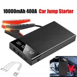 1Set Car Jump Starter Power Bank Station Car Emergency Battery Booster Charger 10000Mah 200A