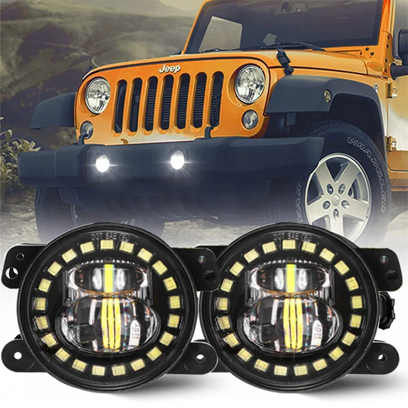 4 inch new LED Foglight for Jeep Wrangle JK