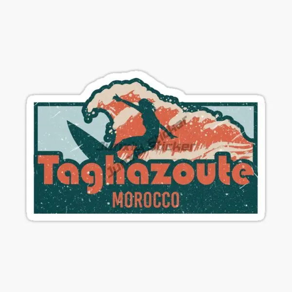 

Moroccan Landscape Flag Emblem Car Stickers Vinyl Self Adhesive Waterproof Car Truck Motorboat Helmet Decal Accessories
