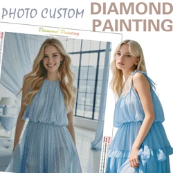 GATYZTORY foto aangepaste diamant borduurwerk volledige vierkante/ronde diamant schilderij kruissteek diamant mozaïek kits cadeau woondecoratie