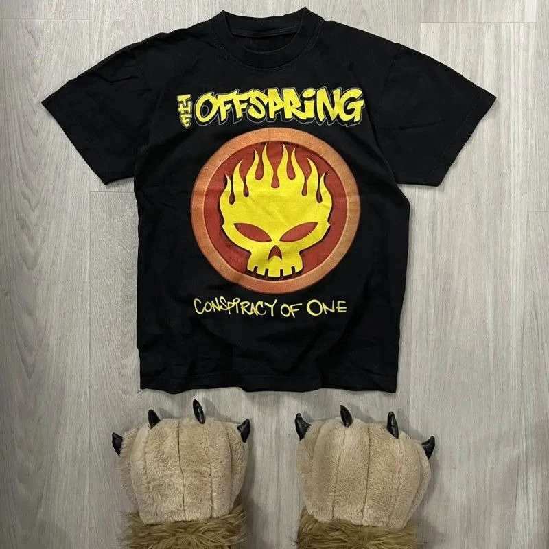 تي شيرت كلاسيكي The Offspring Punk Rock Band Tour 90s Y2K #1