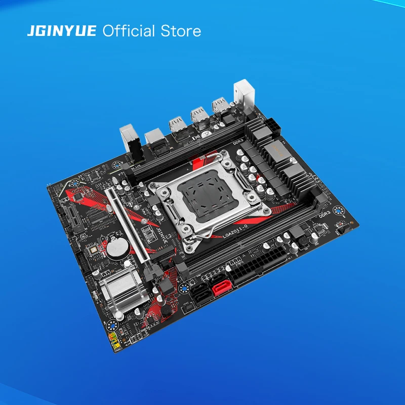 Imagem -02 - Jginyue X79 Lga 2011 M-atx Suporte Mainboard Intel Xeon e5 v1 v2 Ddr3 Memória 1600mhz 32gb M.2 Nvme Sata Usb3.0 X79m-plus