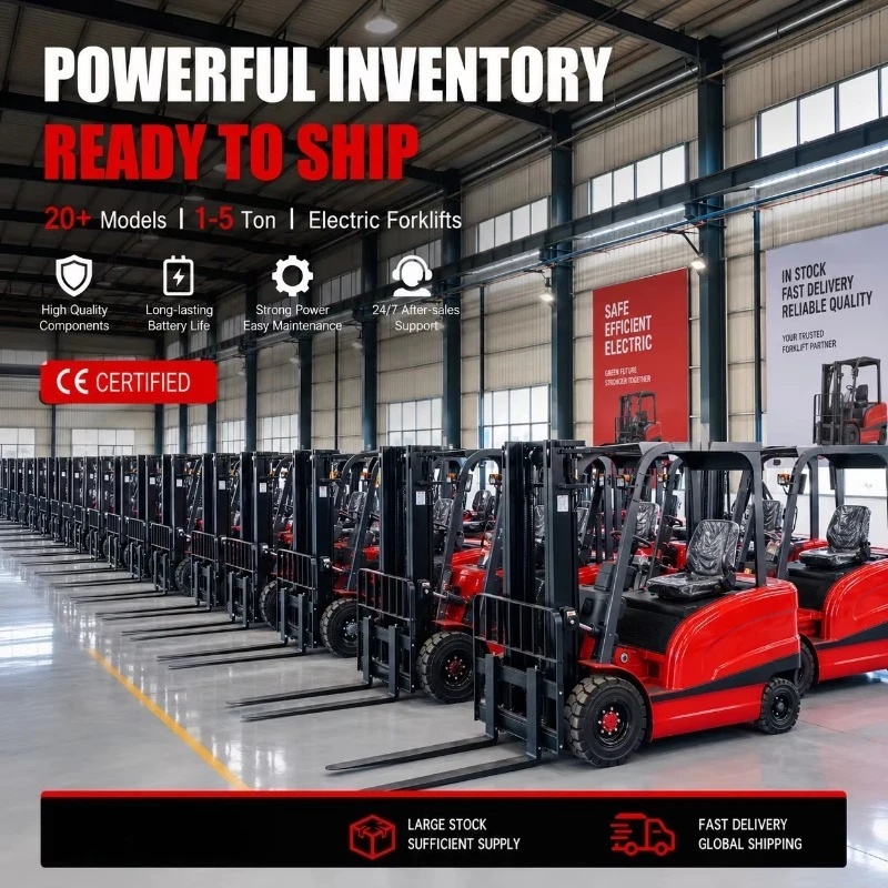Hot New Products 3T Lithium Stacker Hand Manual Electric Forklift for Supermarket Pallet Move and Stacking
