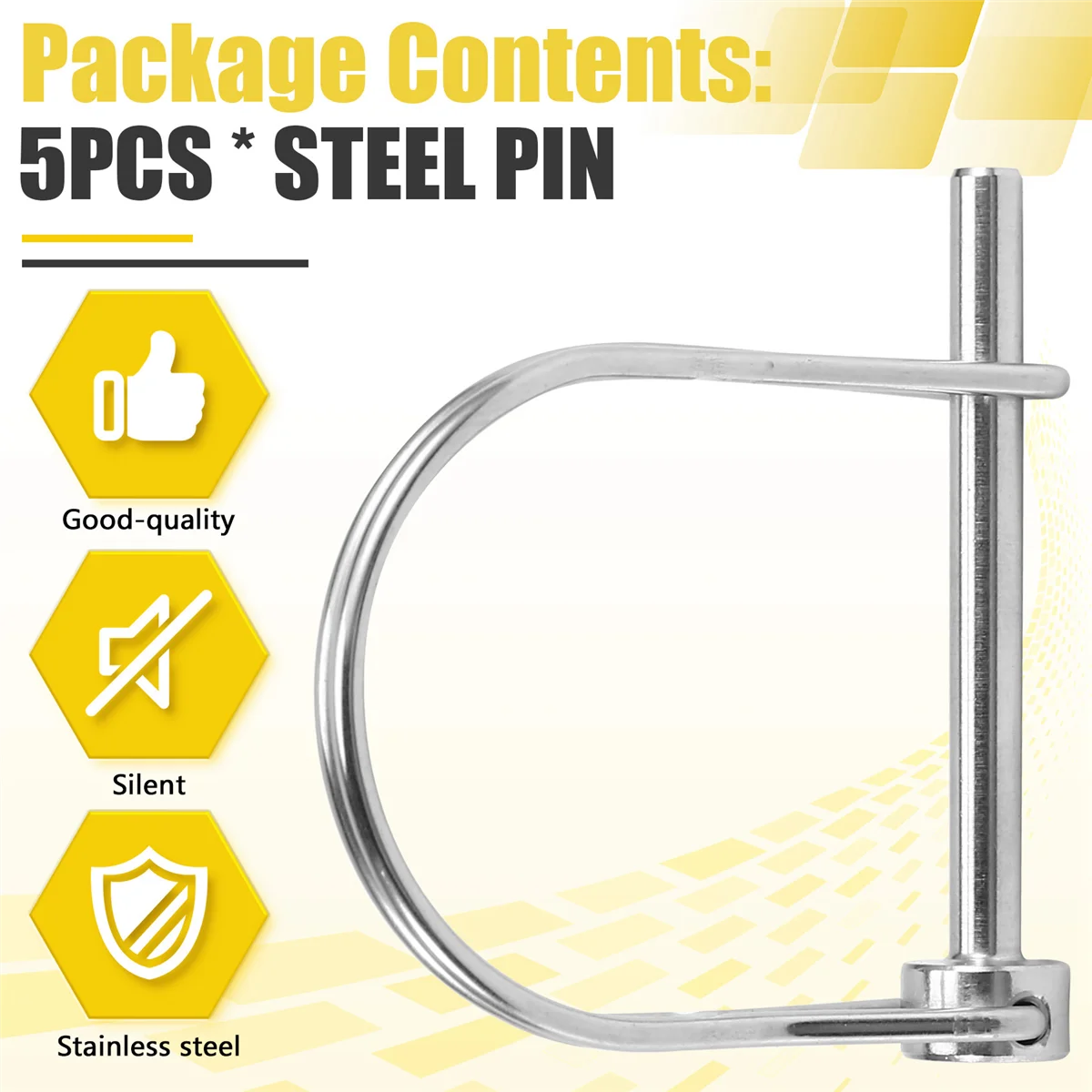 ABNJ 5PCS 4.8x50mm Steel Pin D - Farming A 评论和价格