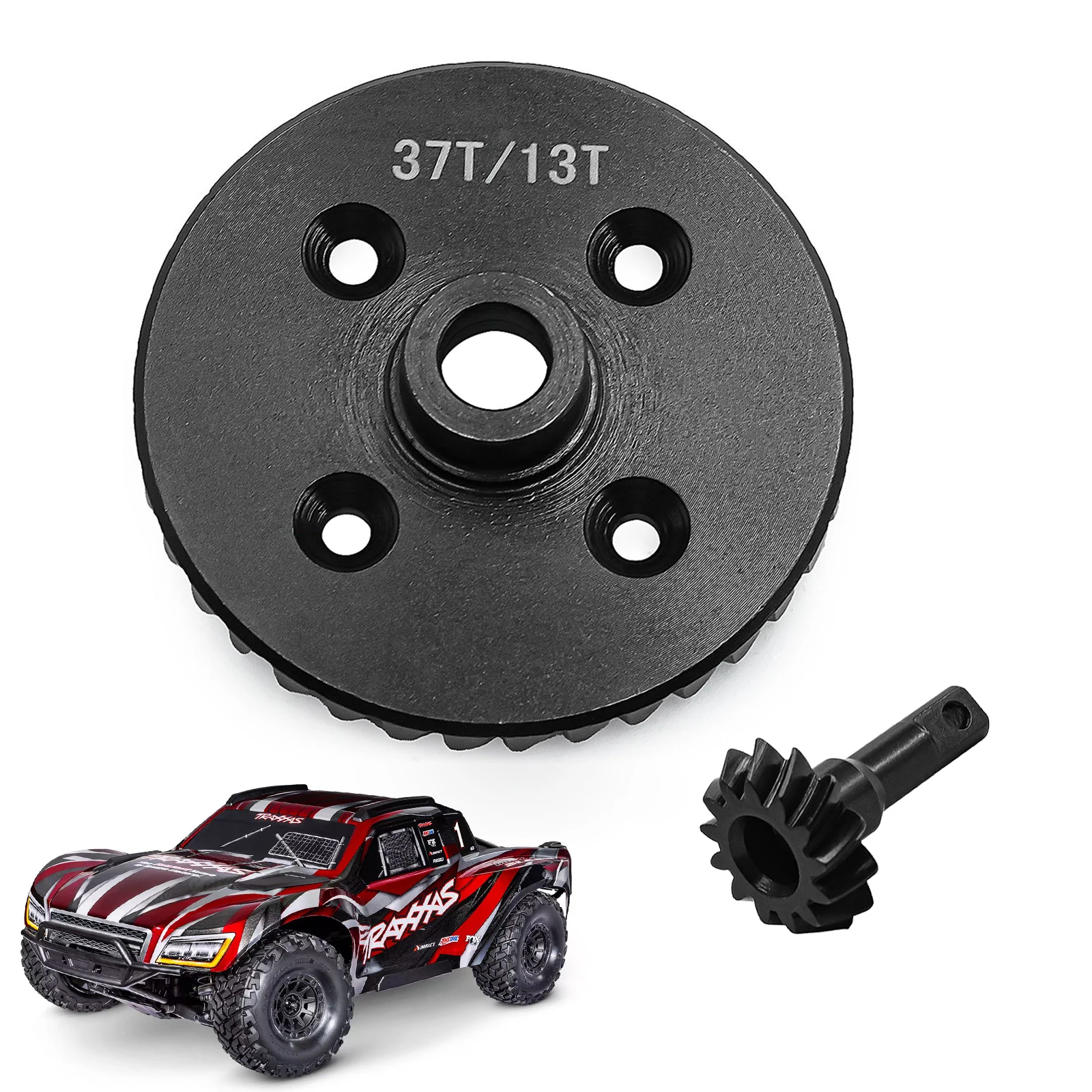 

Металлическая шестерня обновления переднего дифференциала # 8978 для Traxxas 1/8 Maxx Slash-102076 1/10 Maxx-89086 37T Дифференциал и шестерня 13T