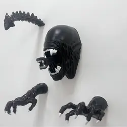 Wall Hanging Ornaments Giant Xenomorph Head Xenomoprh Wall Art Alien Xenomoprh -Xenomorph Mask Facehugger Mask Towel Rack Hooks