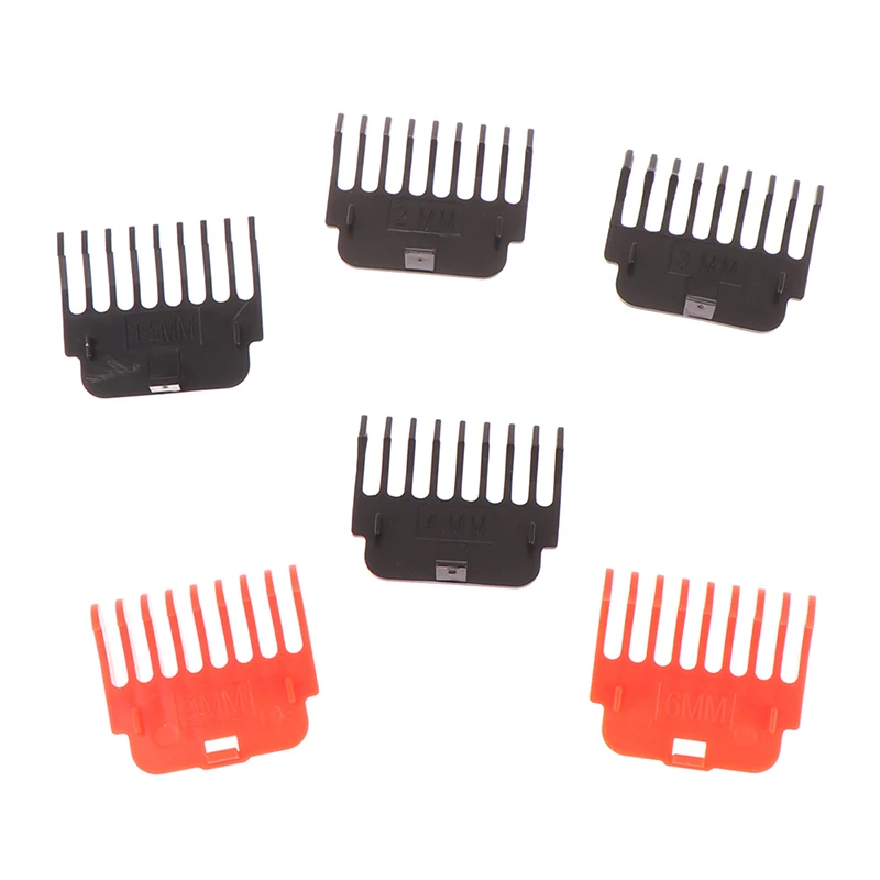 2/4Pcs Hair Clipper Guards Guide Combs Kit Trimmer Cutting Guides Styling Tools Attachment Compatible 1.5mm 2mm 3mm 4mm 6mm 9mm
