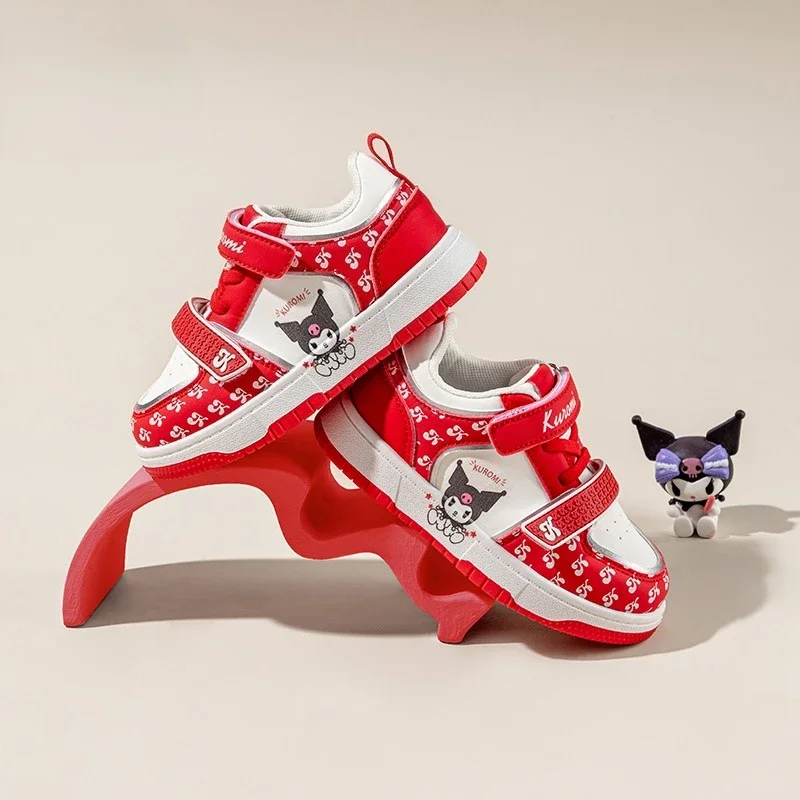 

Kuromi Pattern Design, модная повседневная детская обувь с цветными блоками цветов и прогулочная спортивная обувь на мягкой подошве