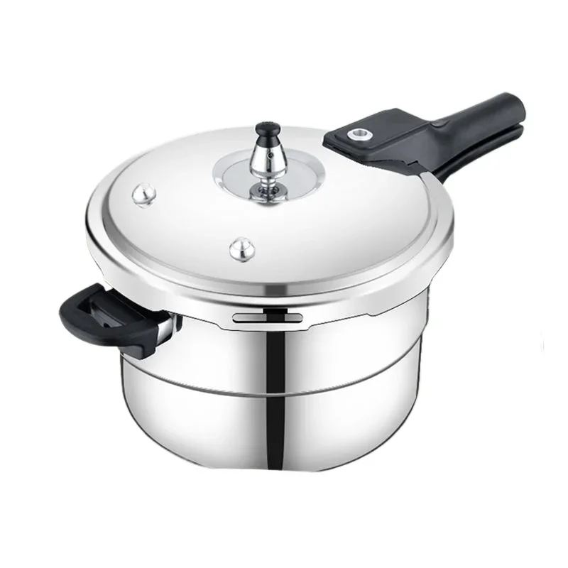 

Stainless Steel Pressure Cooker for Gas and Induction Cooktops with Safety Features Durable and Efficient Pressure Cooker