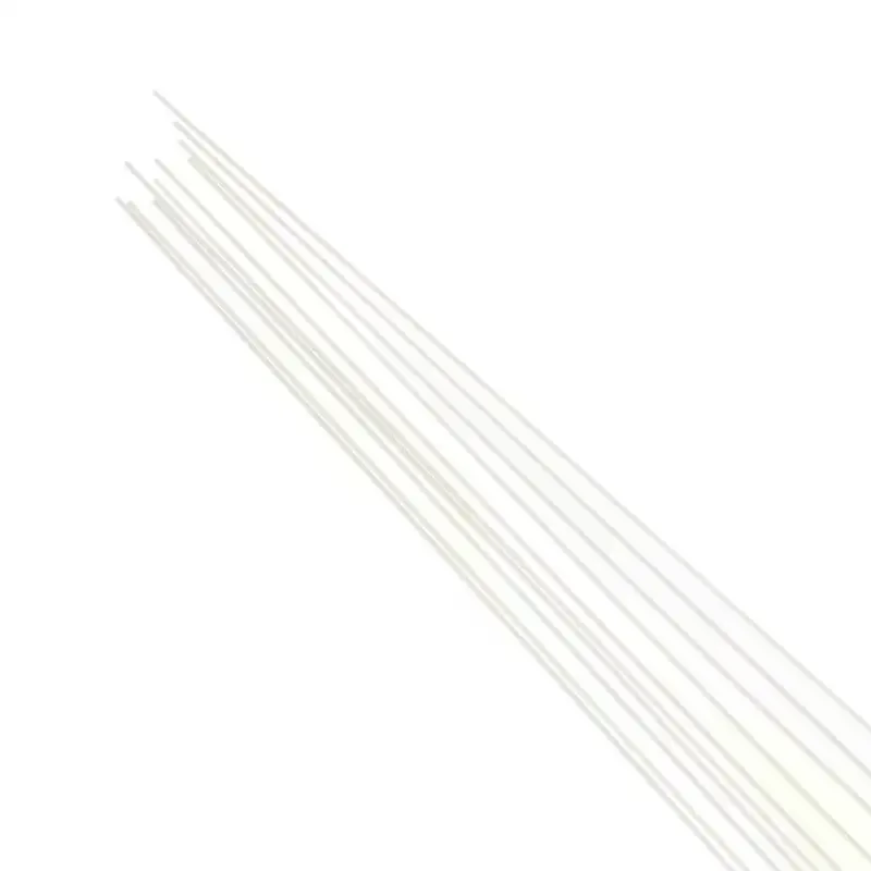 50Pcs 0.5/0.8/1/1.5/2/2.5MM ABS Round Pipe Tube Bar Length 500MM Solid Plastic Hard Rod For Building Structure Model