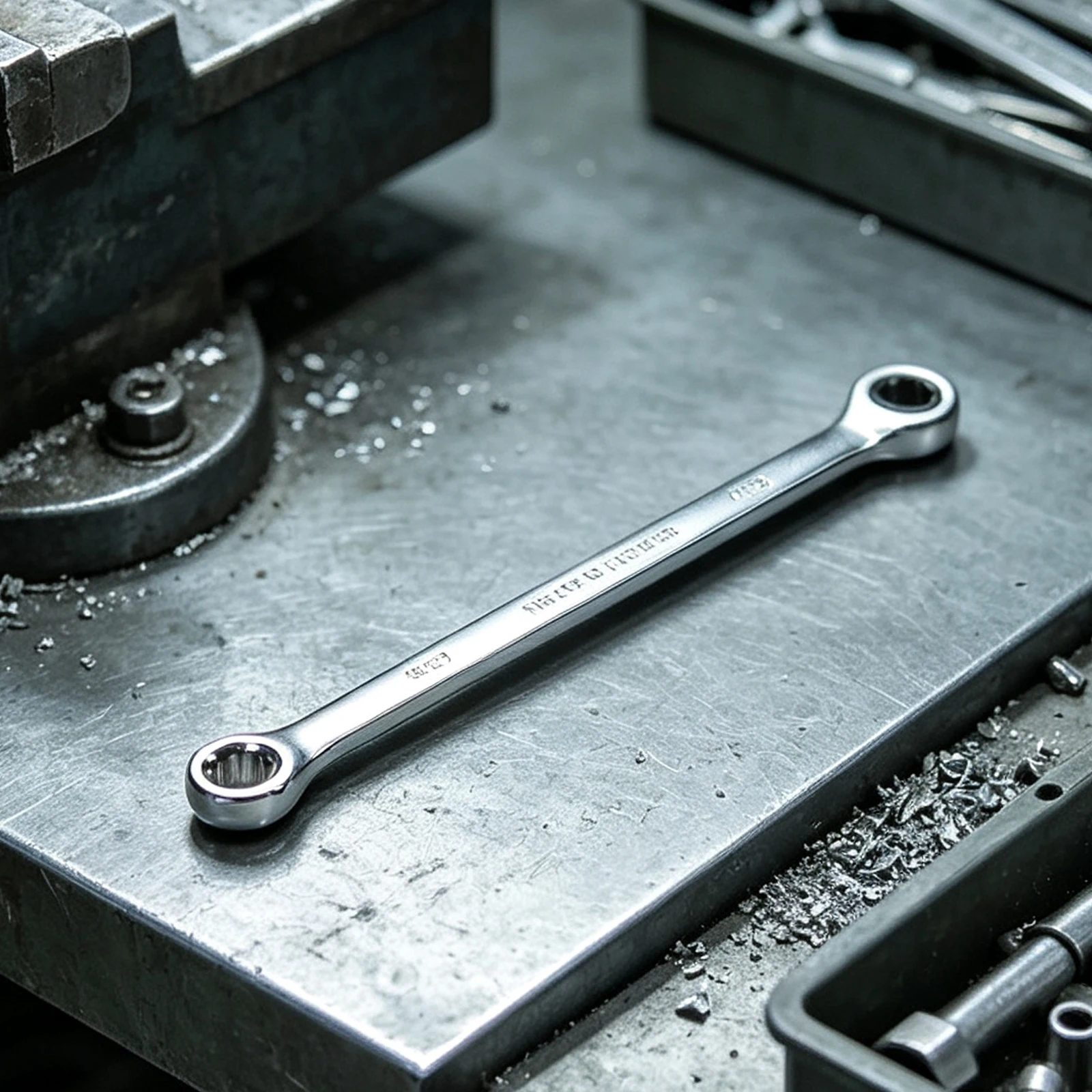 72-Tooth Ratchet Mechanism Wrench with Extended Length Design for Greater Range of Motion in Underhood Repairs
