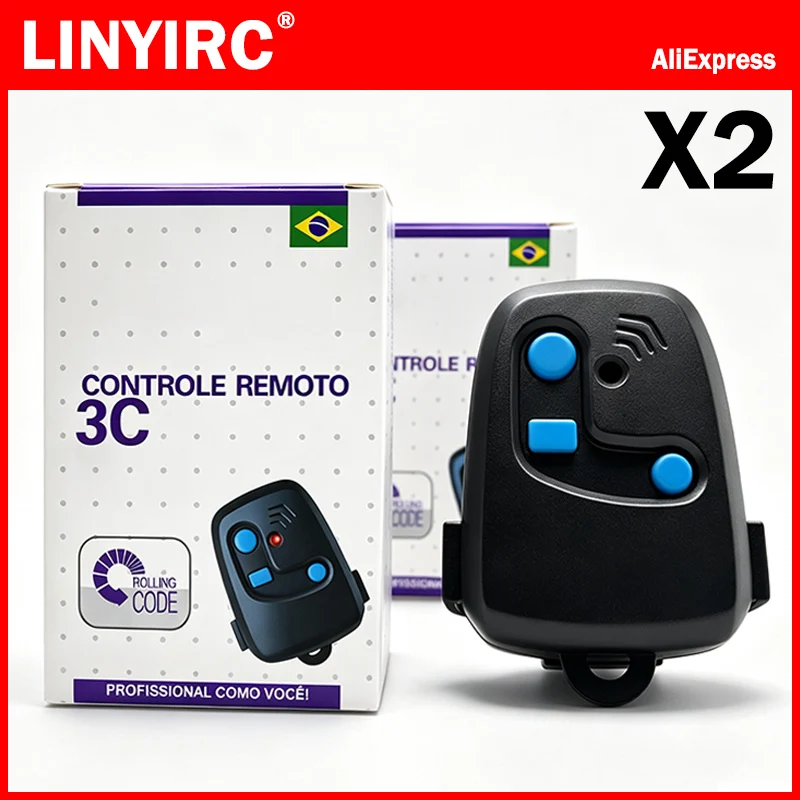 Peccinin 3C TRANSMITTER Electric Gate Control 433MHz Electronic Gate Control Garage Door Remote Control