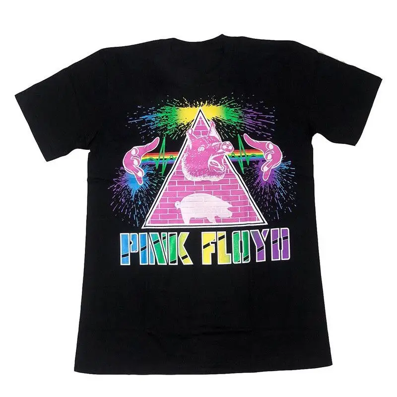 

Pink Floyd Album Series American Retro Loose High Street Casual Short-sleeved Men's Pure Cotton Short-sleeved T-shirt