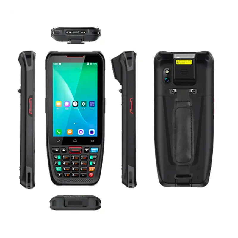 Imagem -05 - Handheld Pda Terminal Data Collector Barcode Scanner Leitor com Teclado Câmera Nfc Wi-fi Gps Ram4g Rom64g Android 10 2d