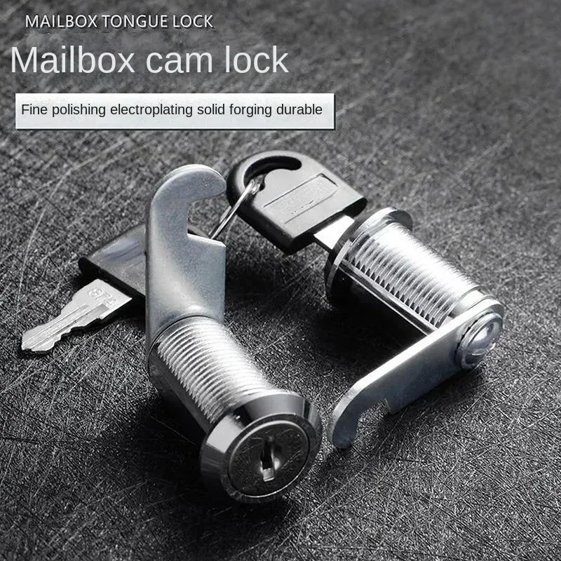 4 Size Drawer Cam Lock with 2 Keys for Mailbox File Cabinet Tool Box Locker Furniture Hardware Rarelock for Filing Cabinet Lock