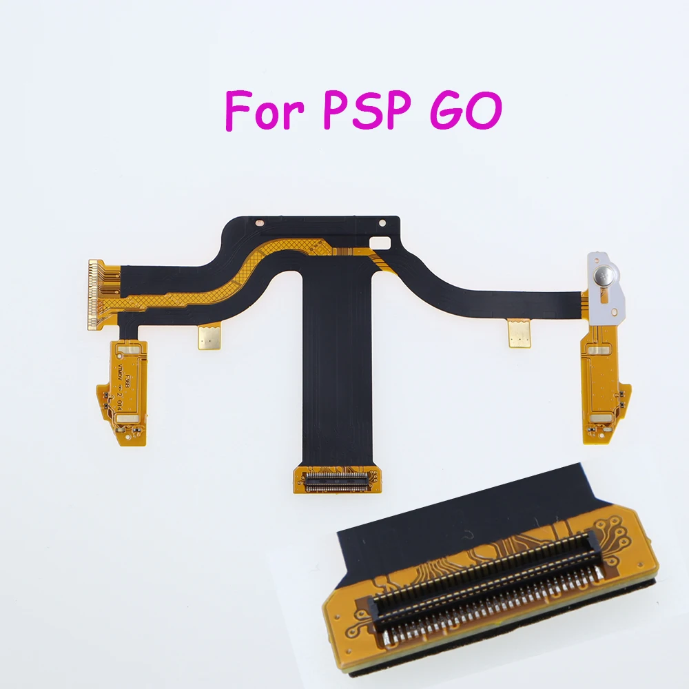 TingDong لـ PSP GO حجم حدد وإطلاق مفتاح الوظيفة وزر L R الأيسر والأيمن وشاشة عرض LCD كابل مرن بشريط اللوحة الأم