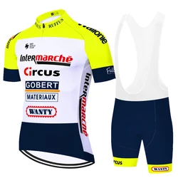 2024 Team wanty cycling clothes summer quick dry breathable short sleeve cycling jersey men completo ciclismo estivo 2023