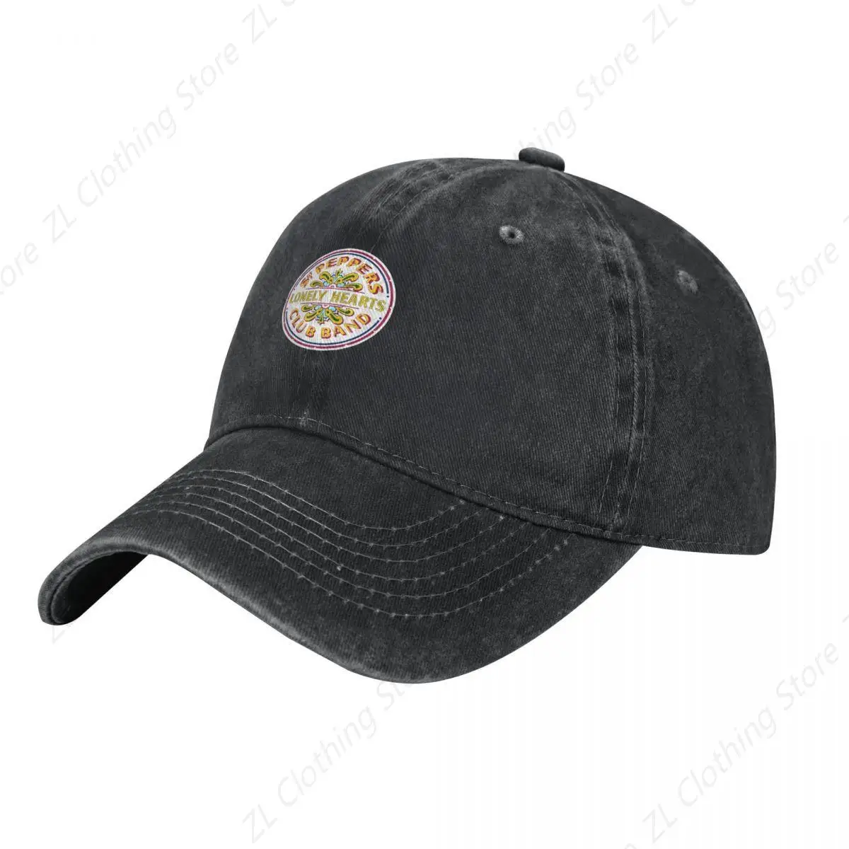 HIGH QUALITY Sgt Pepper Logo Classic T-Shirt Fashion Baseball Cap Peaked Cap Men's Hat Women's Cap Baseball Caps