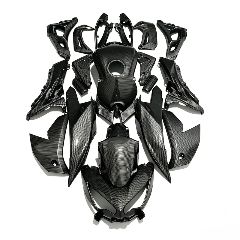 The new ABS fairing is suitable for the motorcycle Versys 650 KLE650 2021 2022 2023 2024 fairing body kit carbon fiber paint