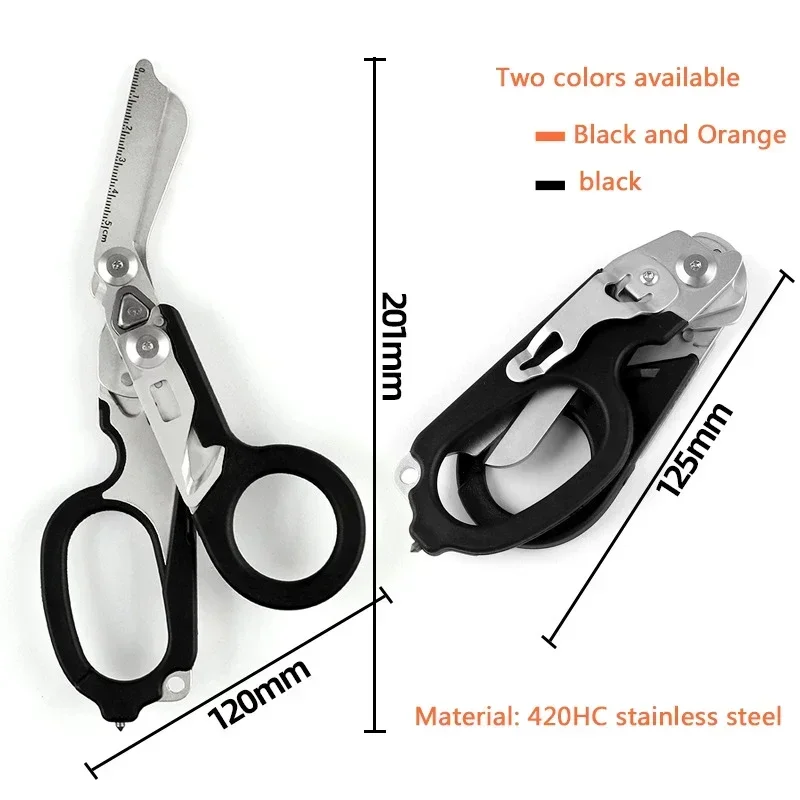 Tactical Multifunction Scissor For Leatherman Raptors First Aid Expert Folding Scissors Outdoor Survival Tool Combination Gadget