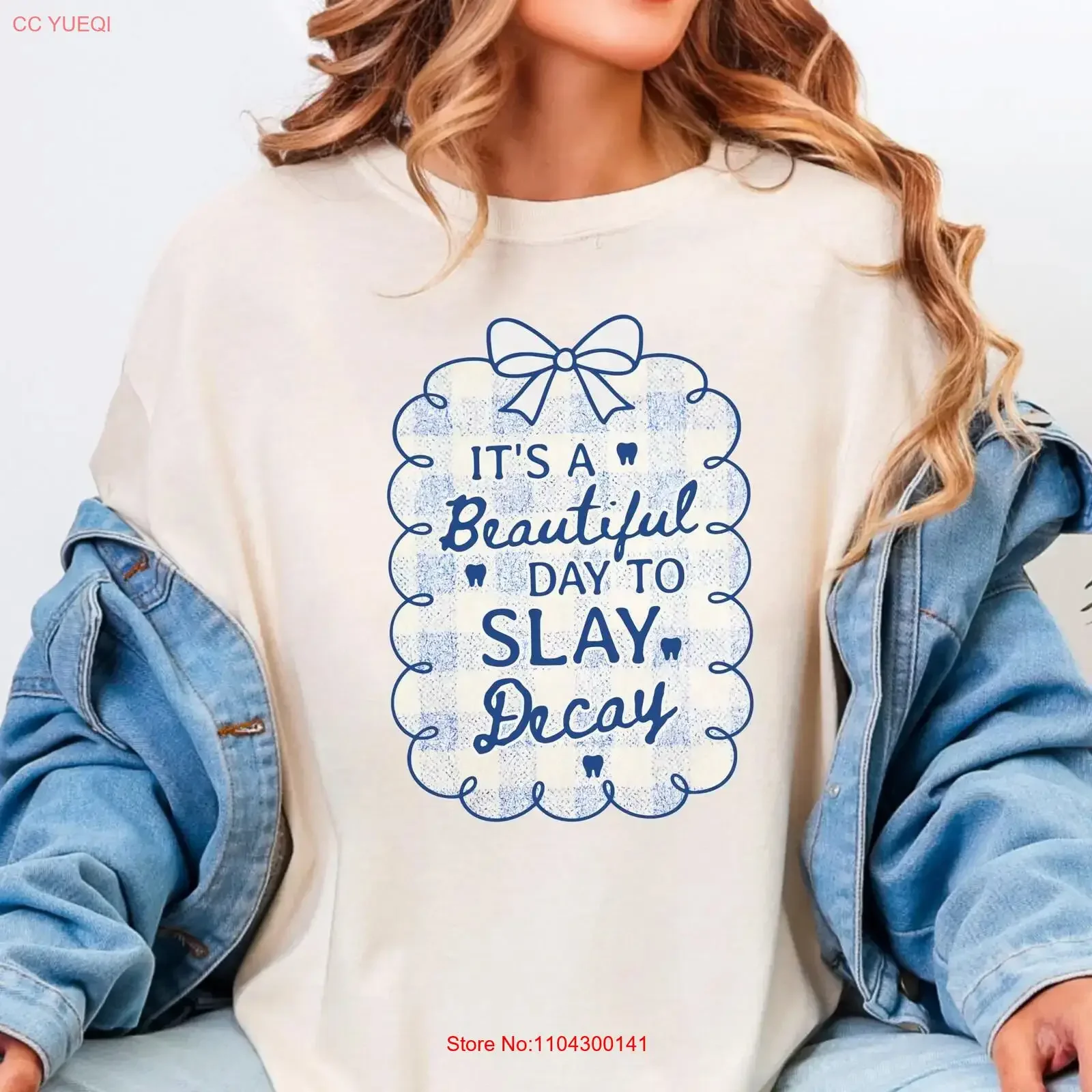 Dental T Shirt Hygienist For Dentist Assistant Coquette Bow Hygiene Ideas vintage Washed homme designer clothes Breathable