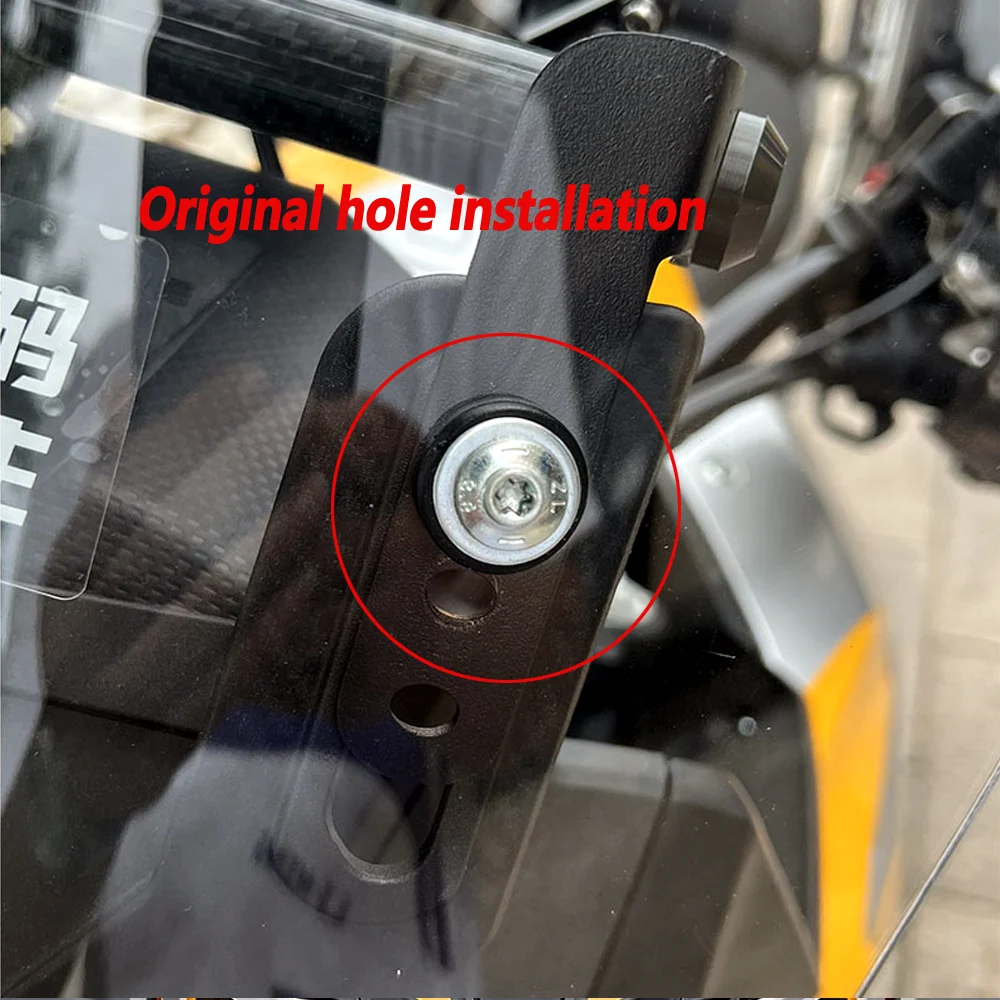 For CYCLONE RX401 RX 401 windshield modification with high and thick front windshield protector and rain shield
