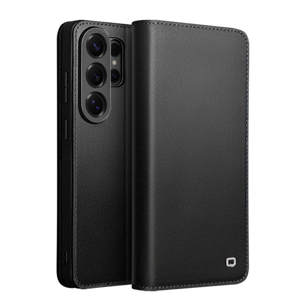 

Тонкий чехол премиум-класса из воловьей кожи для Samsung Galaxy S26 Ultra S26, чехол с карманом для карт