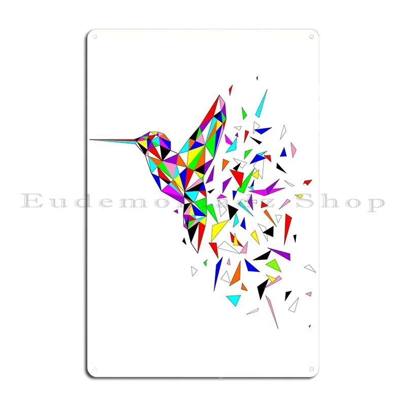 Colibri علامات معدنية حفلة سينما جدار جدار جدارية طباعة جدار جدارية تين تسجيل ملصق #2