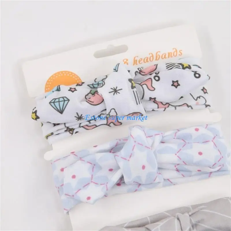 

090B Hair Bows Baby Headband Unisex Boys Girls Bow Hair Bands Child Headdress Infant Hairband Elastic Newborn Bow Headband