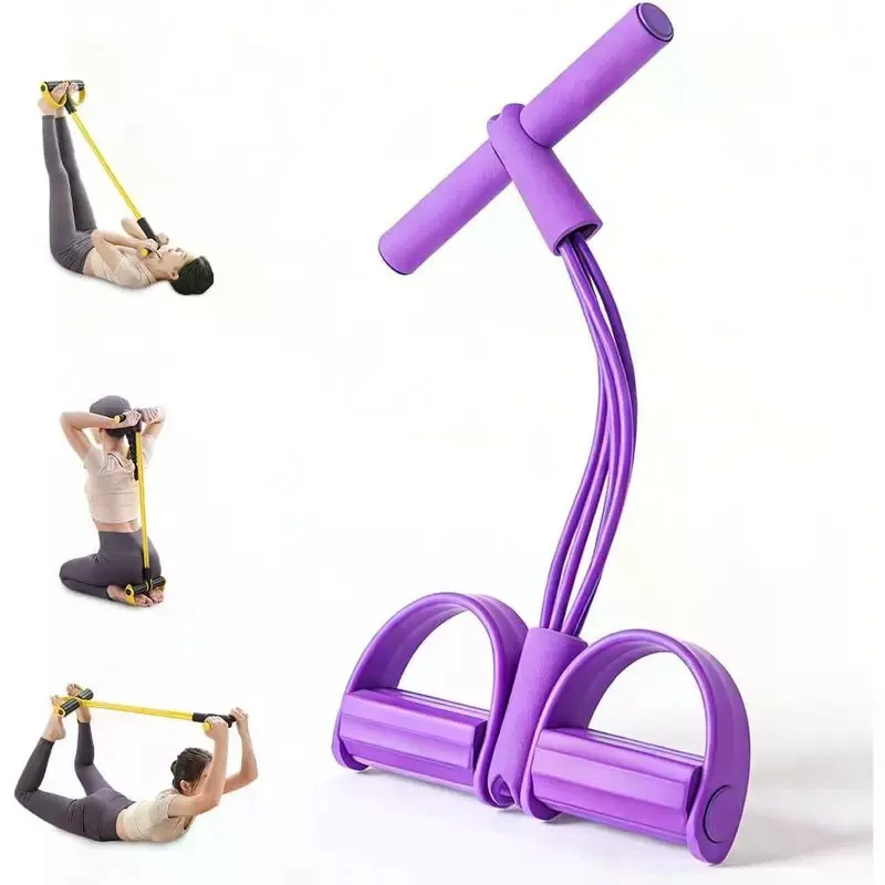 21 Fitness Resistance Bands with 8 Tube Pedal Ankle Puller, 2026 New Multifunction Elastic Yoga Resistance Band, Stretching Bands for Home Gym Use