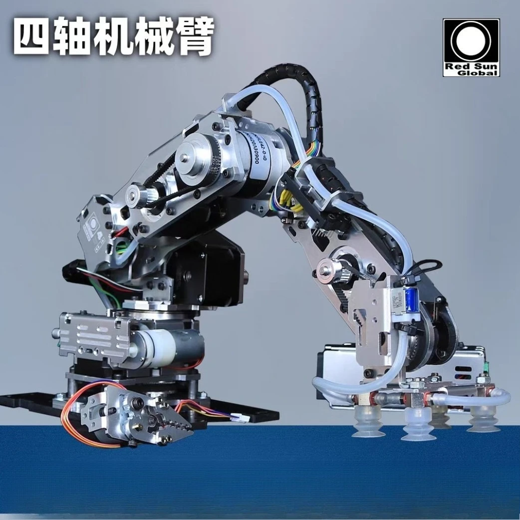 Air pump handling manipulator industrial model stepper motor robotic arm 4-axis robotic arm robot multi-axis