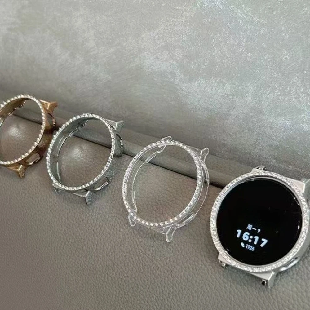 

Блестящий полый защитный чехол для Huawei Watch GT 6 5 4 GT5 41 мм, с бриллиантовыми кристаллами, жесткий защитный корпус-бампер для часов