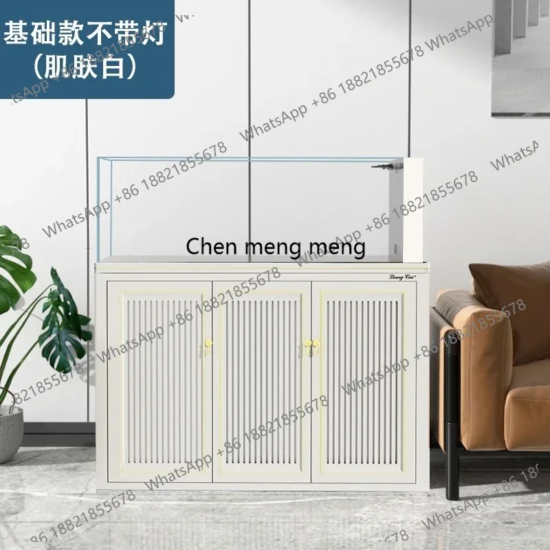 

Bottom Filter Landscape Super White Glass Bottom Filter Fish Tank Stream Side Overflow Ecological Fish Tank