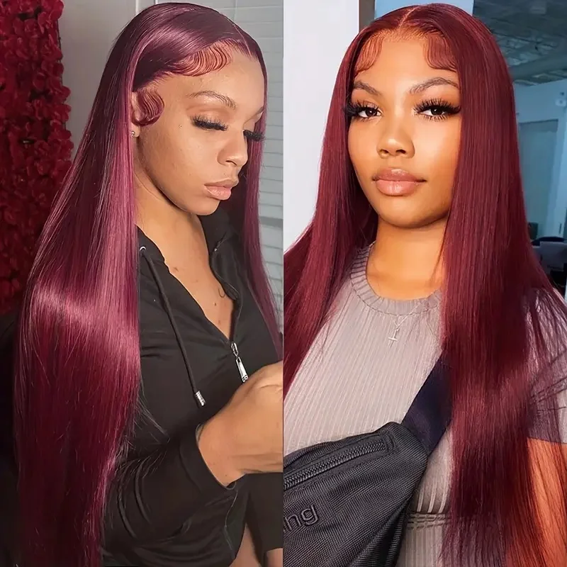 滑らかなかつら,人間の髪の毛,透明,正面,99j,密度200,13x4