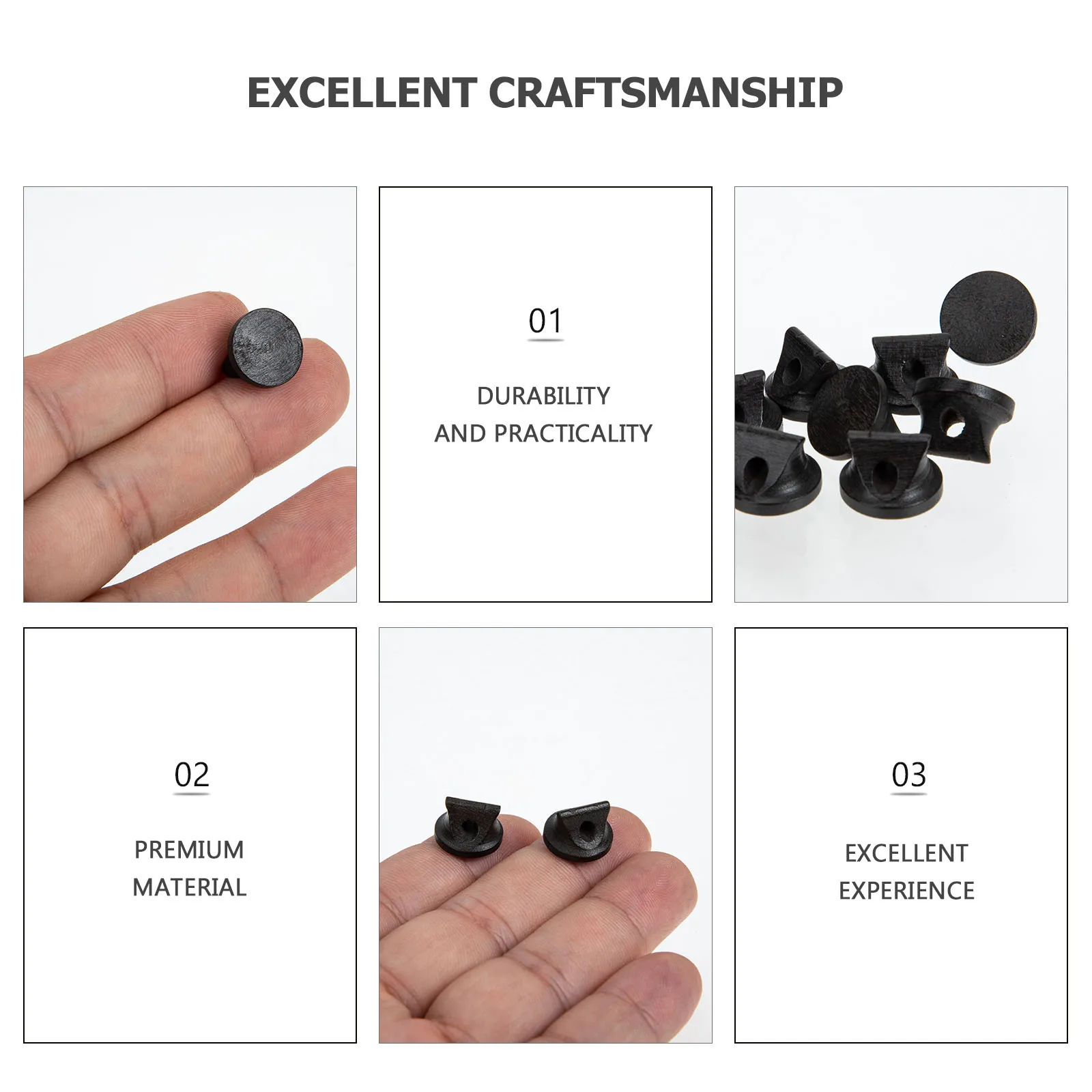 

10 Pcs Erhu Code Accessories for Bridge Replacement Parts Wood Instrument Component