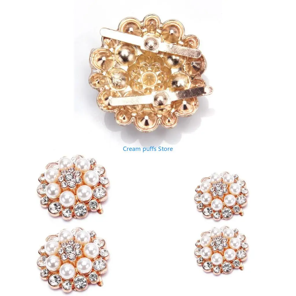 50LE 2 Pcs/Set Shoe Clip Women Lady Shoes Decoration DIY High Heel Sandals Charms for