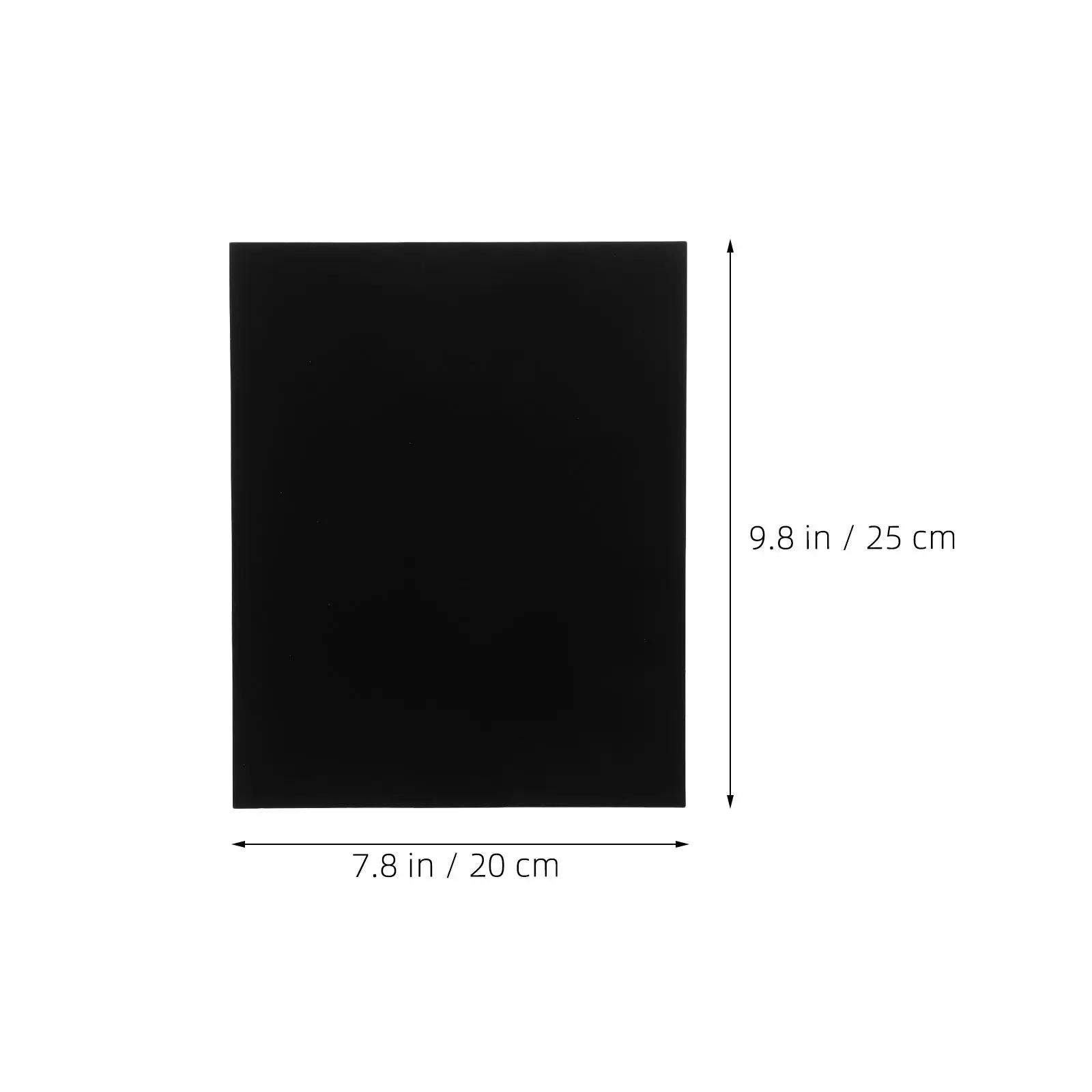 5Pcs Black Aluminum Oxide Sheet Blanks 10x8 Inch Weather Resistant Engravable Panels for Blank Office Signs Door Nameplates Wall