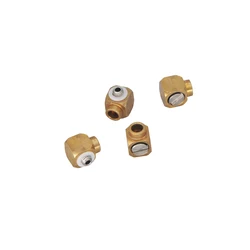 M3-3mm Elbow Nipple 90° Solder Copper Pipe For RC 1:14 K336GC k961 EC160E Hydraulic Cylinder Valve Block Upgrade Parts