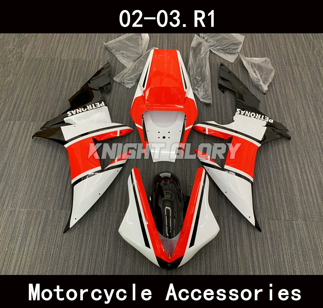 

Full set of motorcycle injection molded body coverings. Suitable for R1 models from 2002 and 2003 High-quality painting.