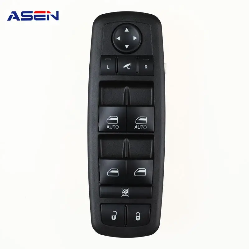 68030826AC Front Left Master Window Switch  For Dodge Charger Grand Cherokee Ram Chrysler 200 2011-2013 68231805AA