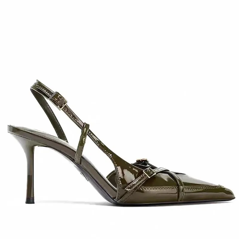 

Luxury High-heeled Women's Sandals Pointed Tip Stiletto Women's Pumps and Heels Fashion Banquet Womens Shoes Sandalias De Mujer