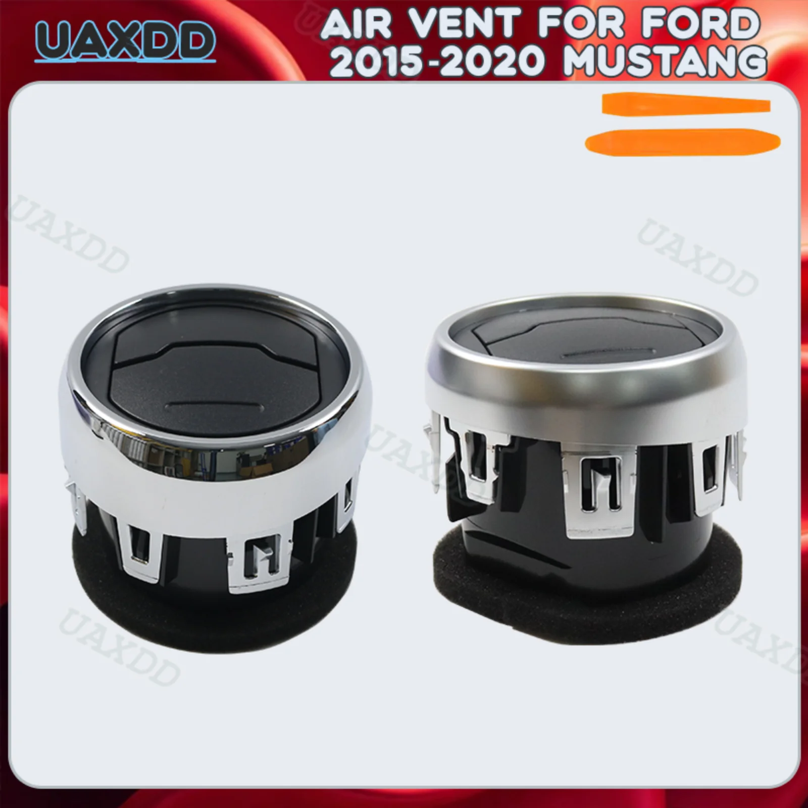 Ventilation Car Air Conditioning assembly For 2015-2020 Ford Mustang Plastic Nozzle Replacement Adjustable Outlet Grille Parts