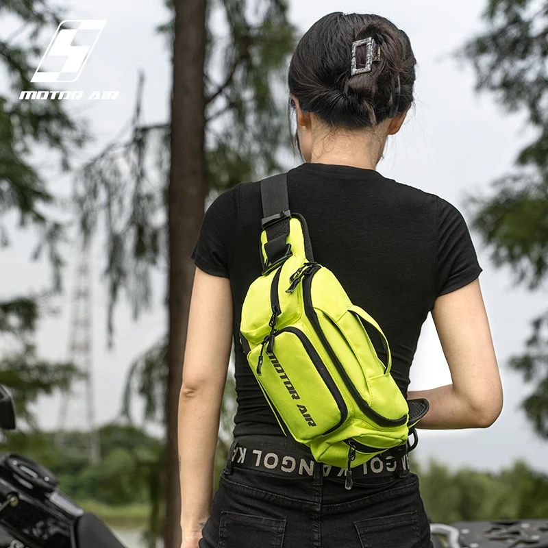 Motor Air Multifunctional Outdoor Crossbody Bag Waist Package Large Capacity Cycling Motorcyle Riding PVC Pack Anti Splash Water