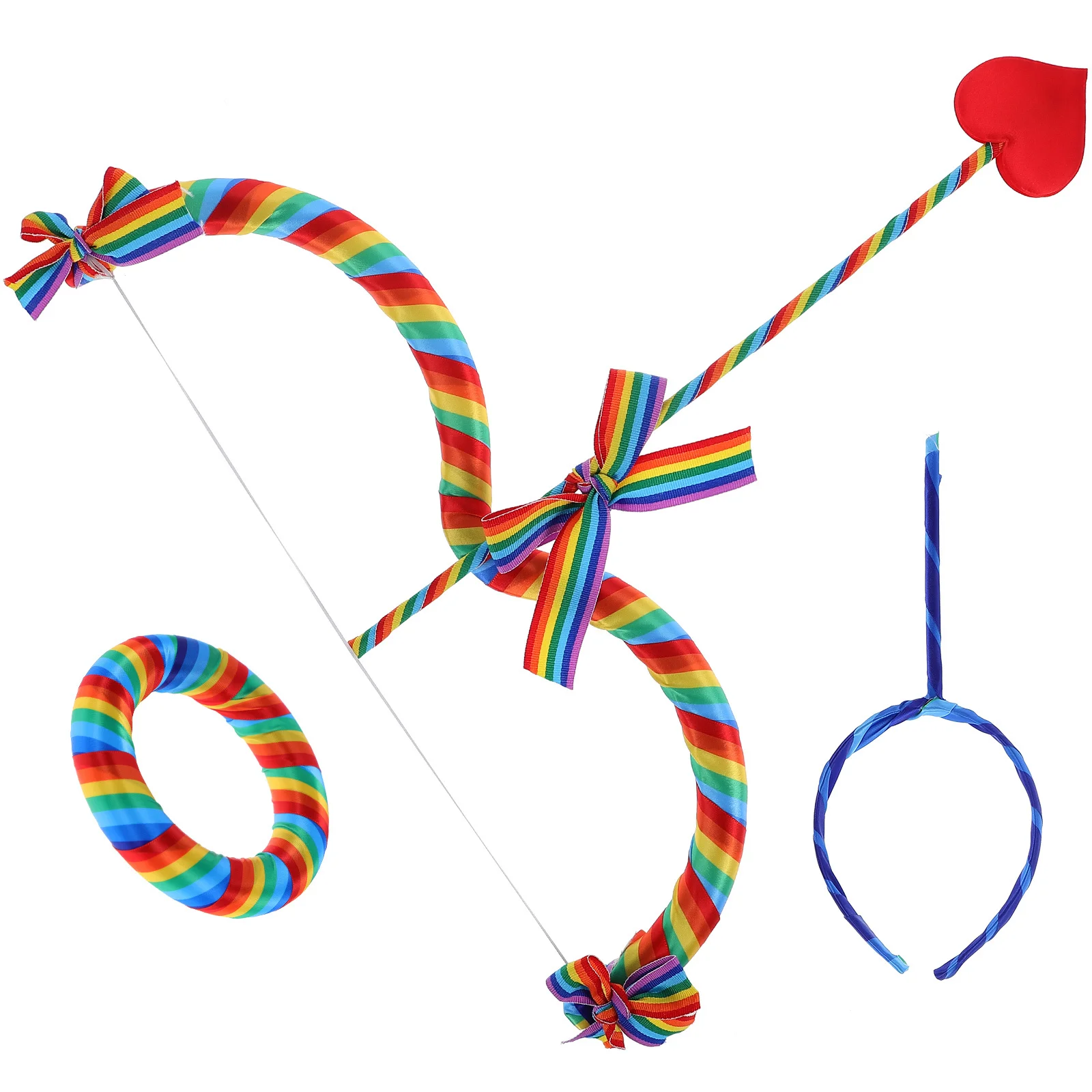 

1 set 1 Set Cupid Bow Costume Bow Arrow Arrow Kit Valentine Party Cosplay Decoration Prop Reusable Lightweight Costume Supply
